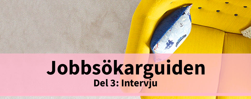 Gul soffa ovanifrån - Amendos jobbsökarguide