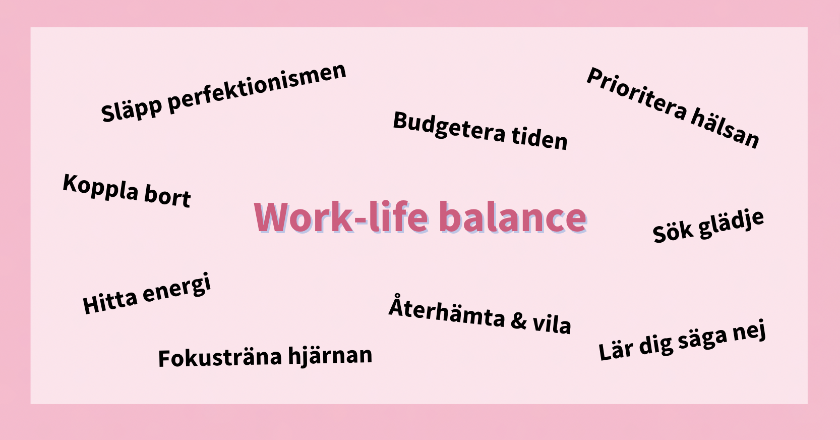 Work-life balance: tips för ett hållbart arbetsliv | Amendo